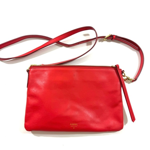 Fossil Sydney Leather Crossbody - Picture 1 of 9